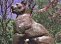 
    Die L&ouml;winstatue in der Odesser Altstadt in der N&auml;he der Deribasowskaja-Stra&szlig;e
   